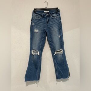 Flying Monkey Distressed Flare Jeans size 24